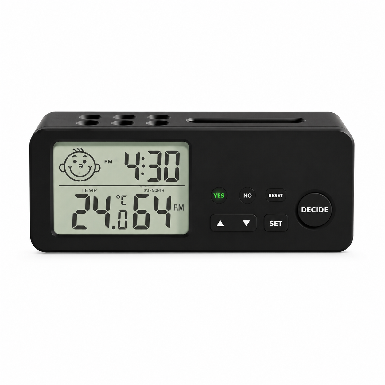 everyday-organisers-multifunctional-digital-clock-decider