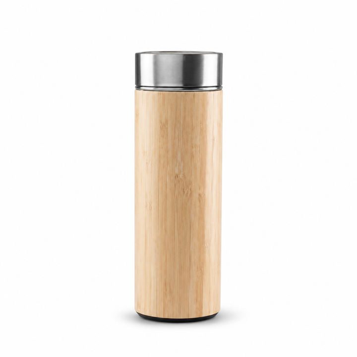 Aquabot Bottle Bamboo Flask