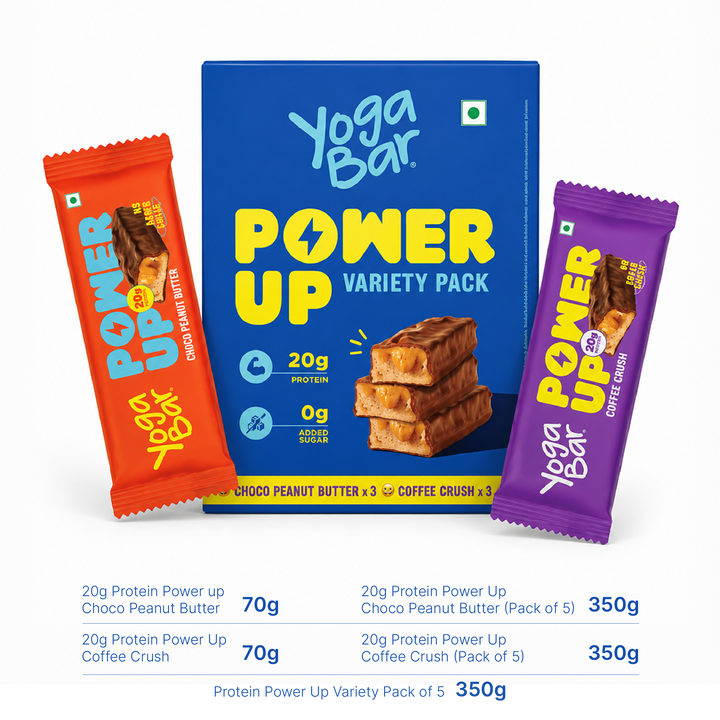 Yoga Bar Power Up Protein Bar - Variety Pack